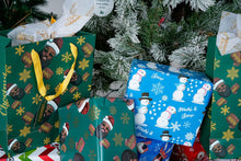 Load image into Gallery viewer, Chestnut Celebrations Green 3-Pack Black Christmas Wrapping Paper